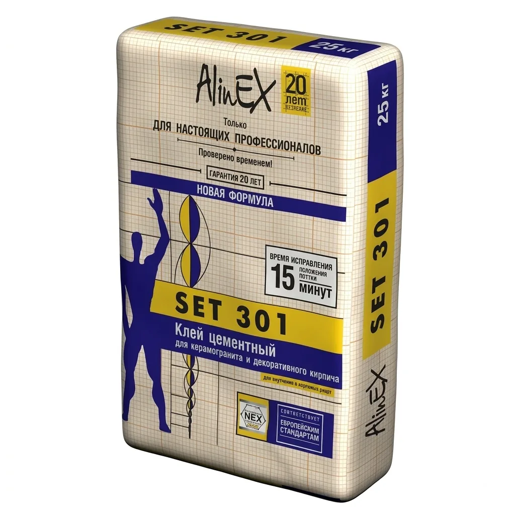 "Alinex" SET-301 клей плиточный 25 кг