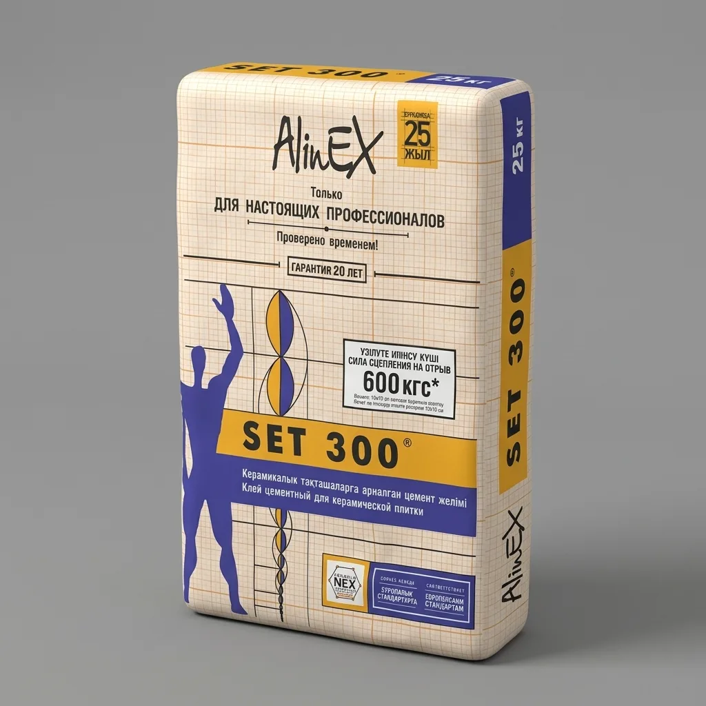 "Alinex" SET 300 клей плиточный 25кг