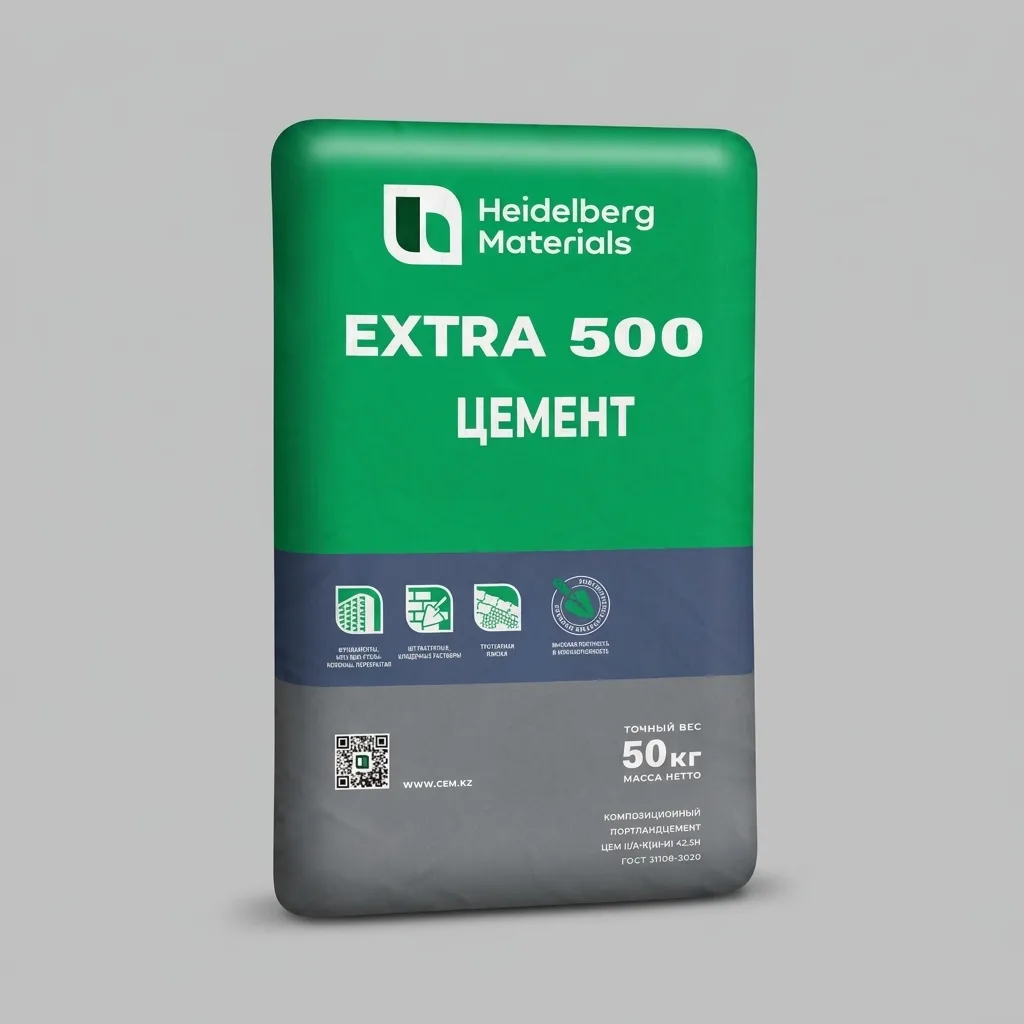 Цемент М500 Мангистау 50 кг
