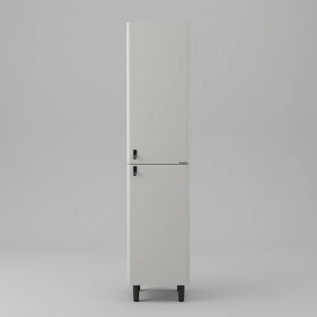 Шкаф-колонна "Сорренто-40" светло-серый