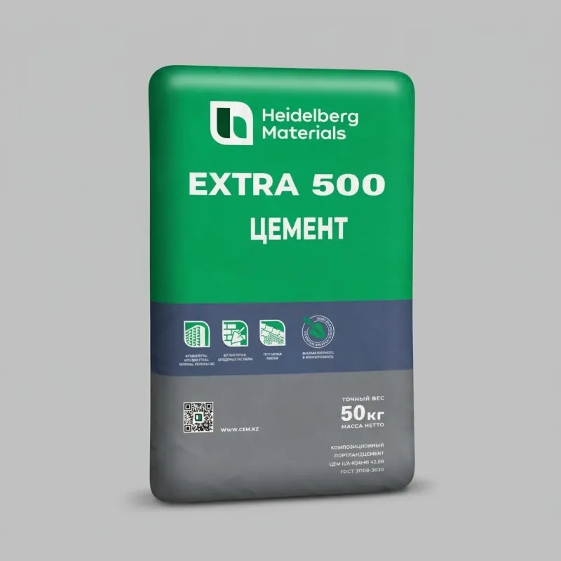 Цемент М500 Мангистау 50 кг