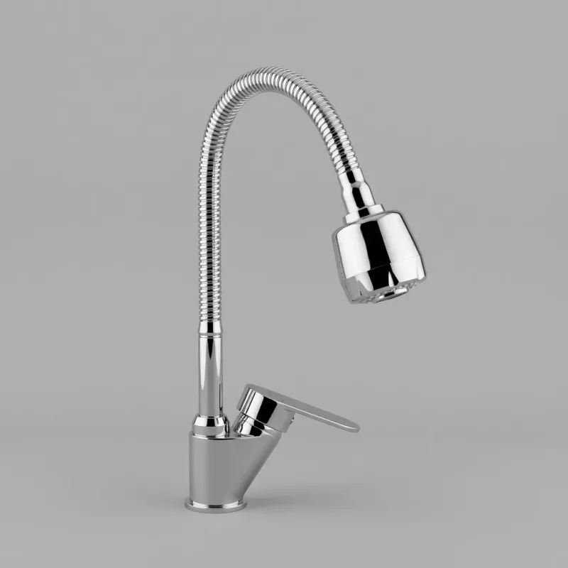 Смеситель для кухни с гибким изливом, хром DIVIC DV33-4-M