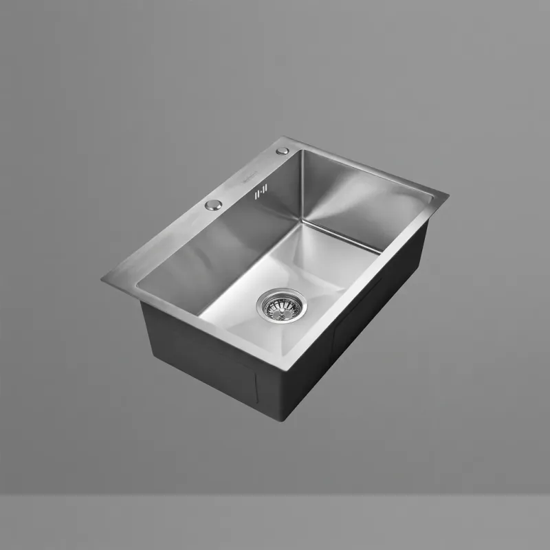 Мойка кухонная SMARTECH Satin из нерж. стали (Цельнодавленная) 680*460*225